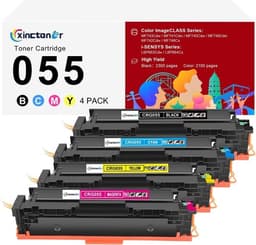 High Yield 055 055H Toner Cartridge Set for Canon MF743 MF746 LBP664 Printers gallery image 1