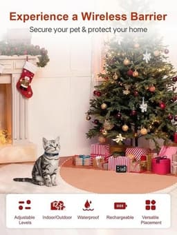 MIMOFPET Wireless Pet Barrier Outdoor Indoor Barrier for Cats Dogs gallery image 7