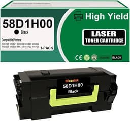 58D1H00 Black High Yield Toner Cartridge Compatible for MS725dvn MS821dn MS822de gallery image 1