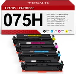 075H 075 Toner Cartridge Set MF665CDW LBP646Cdw Compatible Replacement for canon gallery image 1