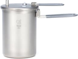 Ti6302 Camping Cookware Silver Titanium Ti6302 Micro Pressure Cooker – Ultraligh gallery image 1