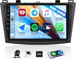 Android 13 Car Stereo Wireless CarPlay Android Auto Mazda 3 2010-2013 GPS 4+64GB gallery image 1