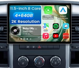 Android 13 Car Stereo Wireless CarPlay Android Auto Dodge RAM 1500/2500/3500 GPS gallery image 1
