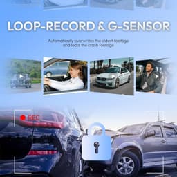 Dash Cams 2024 FUVYMYT 4K & Rear 1080P Dash Cam Toyota Land Cruiser 2024 2025 gallery image 3