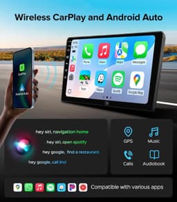 Android 13 Car Stereo Wireless CarPlay Android Auto 07-18 Jeep Wrangler 06-12 Ra gallery image 2