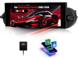Android 13 Car Stereo Wireless CarPlay Android Auto VW Beetle 2002-2010 Wi-Fi BT gallery image 1