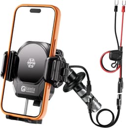 M26-A2 Mounts & Holders Black Motorcycle Fork Stem Cooling Phone Mount Wireless gallery image 1