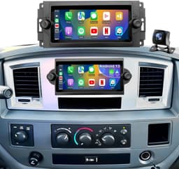 iCarSEPTON 6.8in GPS Car Stereo CarPlay Dodge Ram Jeep Chrysler gallery image 1