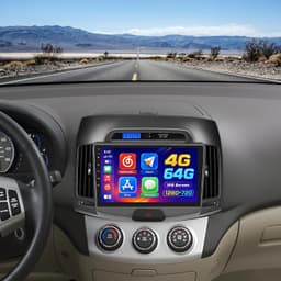 Hikity 9in Android 15 Car Stereo Hyundai Elantra 2007-2010 4GB+64GB gallery image 1