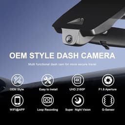mangoal 4K OEM Dash Cam Toyota bZ4X 2023-2026 WiFi GPS 64GB gallery image 6