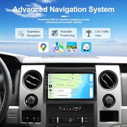 Rojokis 9in Car Stereo Ford F-150 2009-2012 4-Core 64GB CarPlay GPS gallery image 4