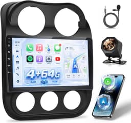 EKAT 10.1in Android Car Stereo Jeep Compass Patriot 2010-2016 GPS gallery image 1