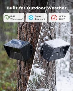 FULNIX DA01 Solar Driveway Alarm 3000FT Rechargeable Receiver Sensor gallery image 7
