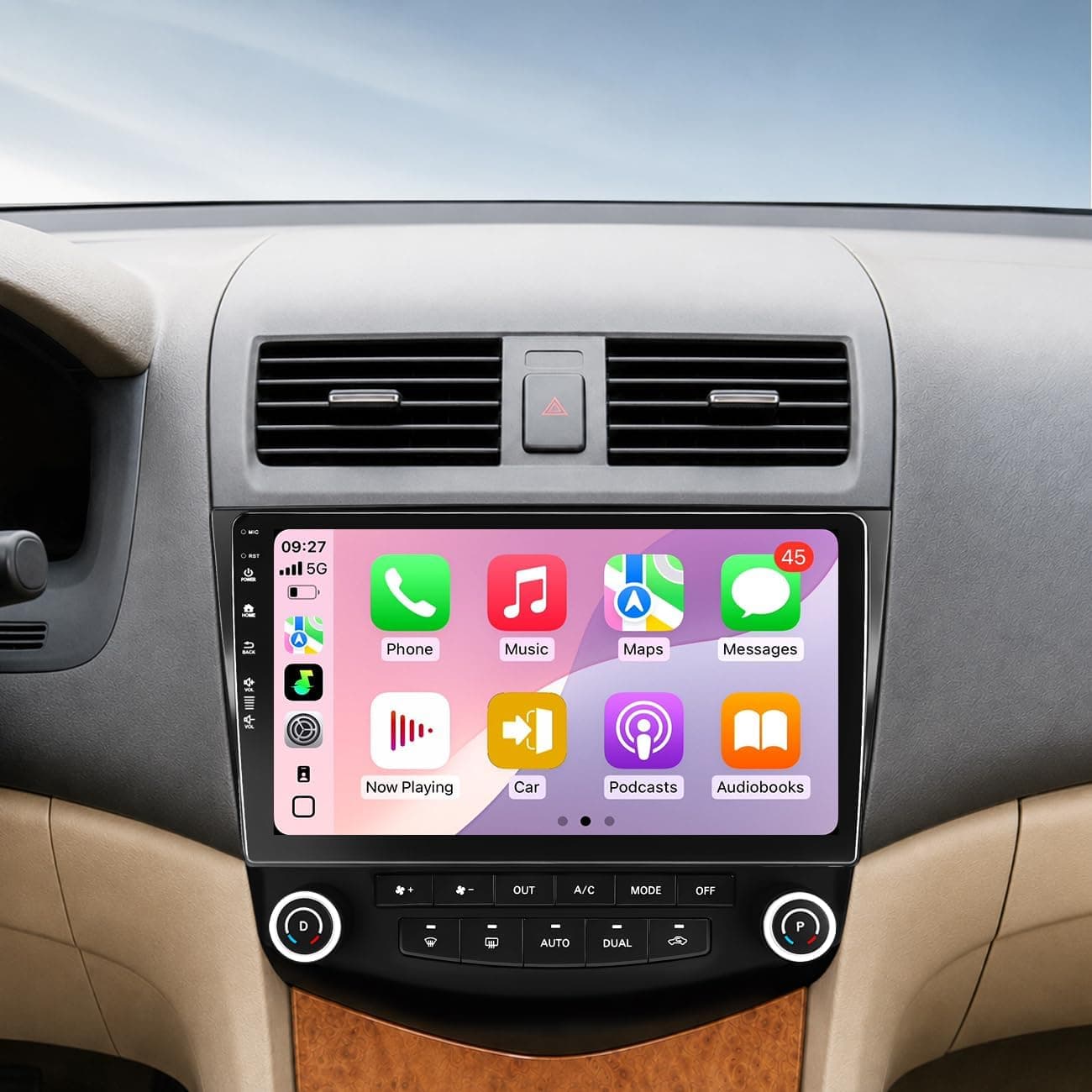 Rojokis 10in Car Stereo Honda Accord 2003-2007 CarPlay GPS WiFi6