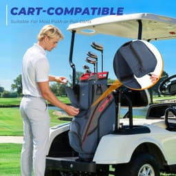 Sturdum 15-Way Golf Cart Bag 12 Pockets Cooler Rain Cover 7.9 lb gallery image 6