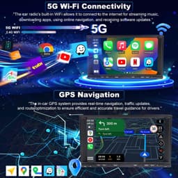 iCarSEPTON 7in Android Car Stereo GPS for Toyota Tacoma 1995-2004 gallery image 4