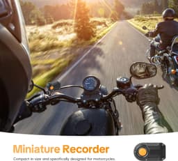 SIXWIN 1080p IP66 Motorcycle Dash Cam 110 Degree Front Camera gallery image 7