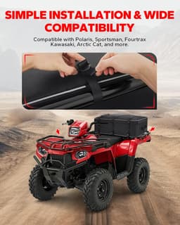 Benlari 74L ATV Rack Cargo Bag with 14L Cooler and Rain Cover gallery image 5
