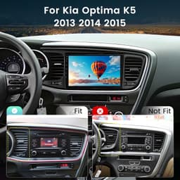 Volxcereo 9in Car Stereo for Kia Optima K5 2013-2015 CarPlay gallery image 2