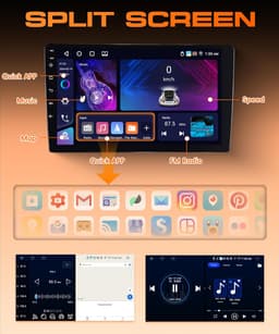 Rimoody 10.1in Android Car Stereo GPS for Jeep Wrangler JK gallery image 7