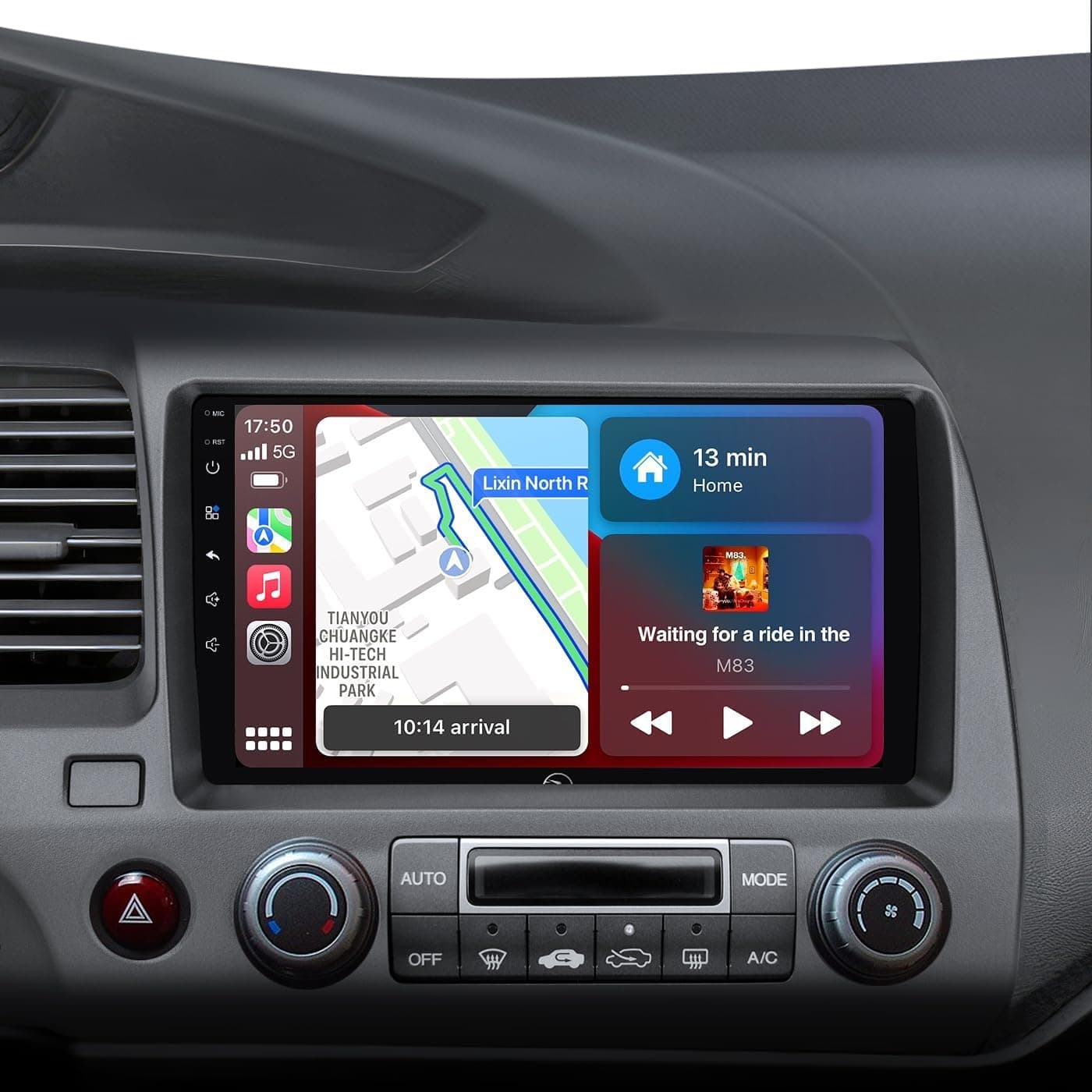 AINAVI 9in Car Stereo Honda Civic 2006-2011 CarPlay Android Auto GPS Camera