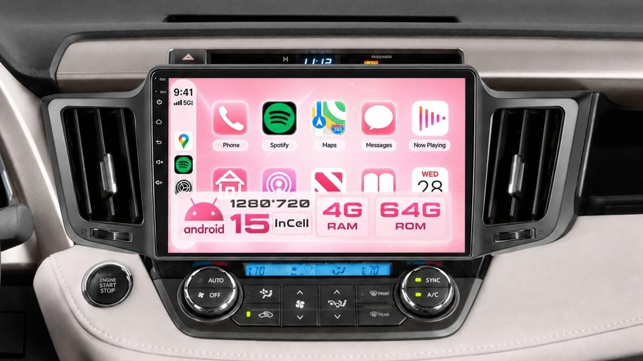 Rimoody 10.1in Car Stereo GPS for Toyota RAV4 2013-2019 4GB 64GB