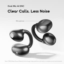 Oraimo OPN-371 Open-Ear Clip-On Bluetooth Earbuds Black 35H Case gallery image 7