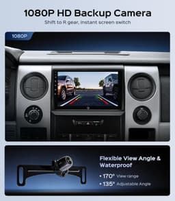 AINAVI 9in Car Stereo for Ford F150 2009-2014 CarPlay GPS Camera gallery image 6