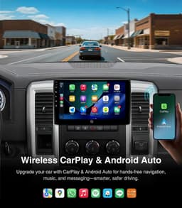 AINAVI 10in Car Stereo for Dodge Ram 2006-2012 4GB 64GB CarPlay gallery image 4