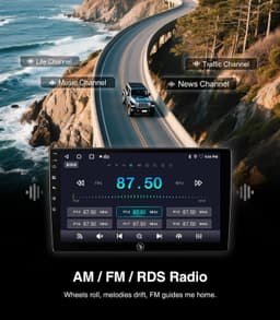 AINAVI 10in Car Stereo for Dodge Ram 2006-2012 4GB 64GB CarPlay gallery image 8