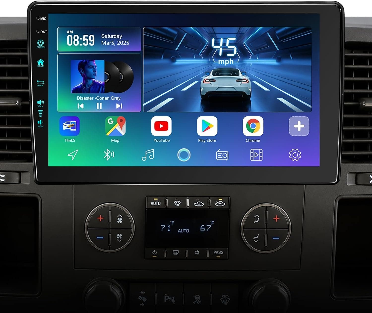 llboiti 10.2in Car Stereo Silverado Sierra Yukon CarPlay 4GB 64GB