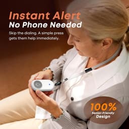 OUDAER Wireless Caregiver Pager SOS Call Button 4000ft 1 Receiver gallery image 2