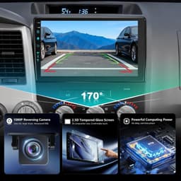 4uAuto 9in Car Stereo Toyota Tundra Sequoia CarPlay 4GB 64GB Camera gallery image 6