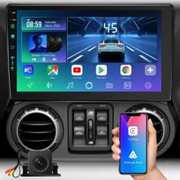 llboiti 10.2in Car Stereo Jeep Wrangler Patriot CarPlay 4GB 64GB gallery image 1