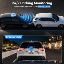 KBSYNT 4K Front 1080P Rear Dash Cam Ford Mustang Mach-E 2021-2026 gallery image 5