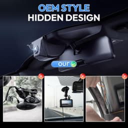 KBSYNT 4K Front 1080P Rear Dash Cam Ford Mustang Mach-E 2021-2026 gallery image 6