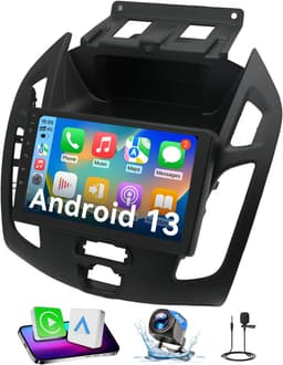 ZHNN 9in Car Stereo Ford Transit Connect 2014-2018 CarPlay Android Auto gallery image 1