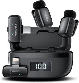 Yuaceuco MC228 Dual Wireless Lavalier Microphone USB-C Lightning gallery image 1