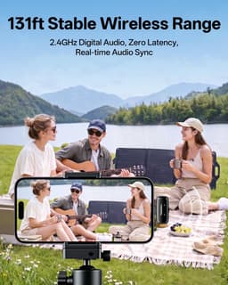 Yuaceuco MC228 Dual Wireless Lavalier Microphone USB-C Lightning gallery image 5