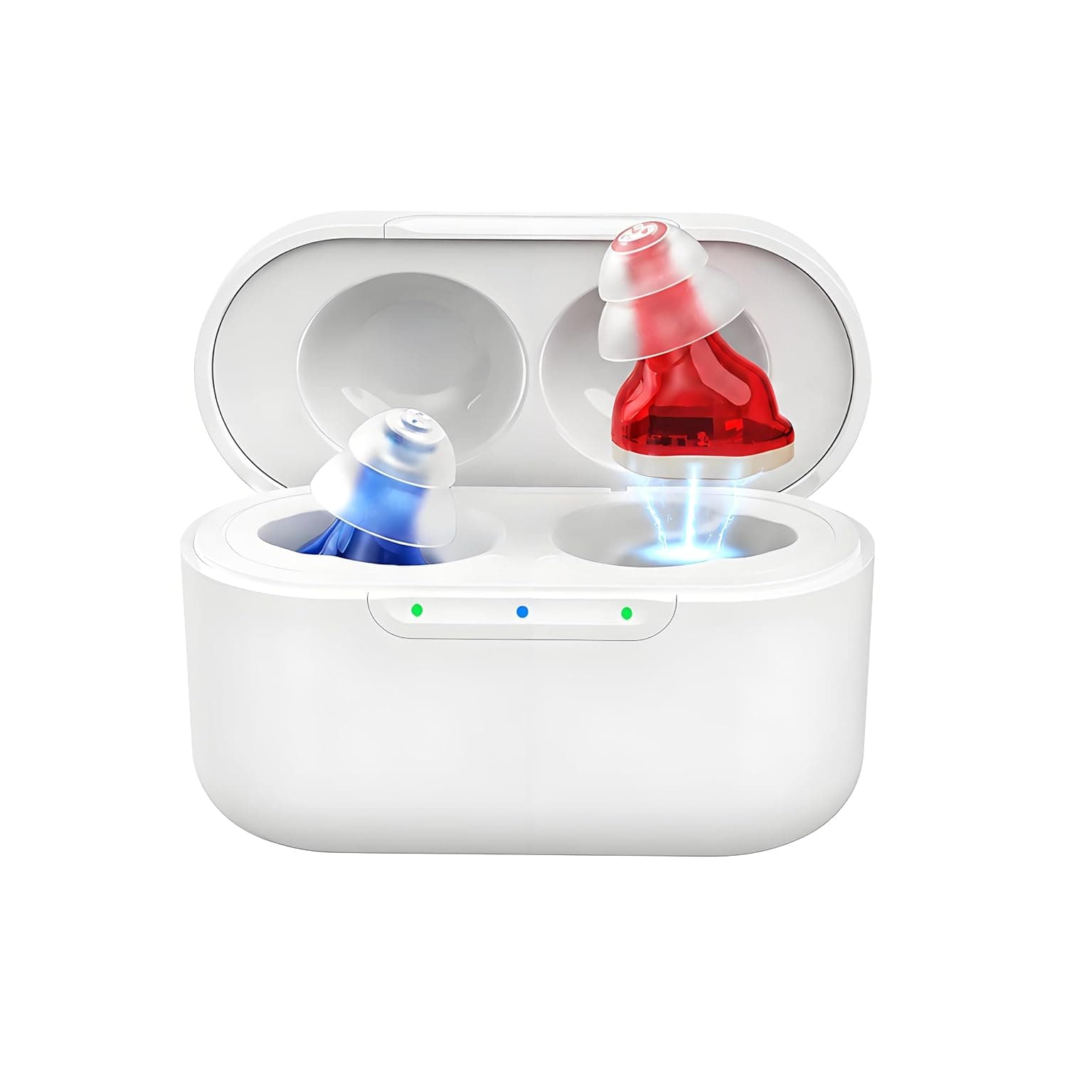 KVEX GM-931T Rechargeable OTC In-Ear Hearing Aids Charging Case