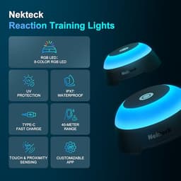 Nekteck Smart Reaction Training Lights 4 Pods App Agility Kit gallery image 2
