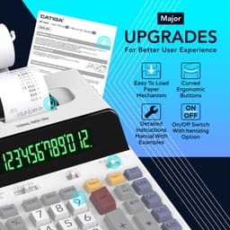 CATIGA SP-2401 12-Digit Thermal Printing Calculator Ink-Free 8.0 LPS gallery image 6