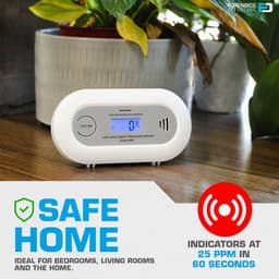 FORENSICS DETECTORS FD FDD001 Low Level Carbon Monoxide Monitor 10 PPM gallery image 3