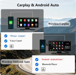 RVInWest 10.36in RV Backup Camera System 4 Cameras CarPlay Android Auto gallery image 2