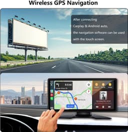 RVInWest 10.36in RV Backup Camera System 4 Cameras CarPlay Android Auto gallery image 3
