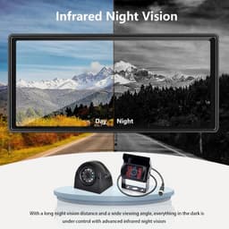 RVInWest 10.36in RV Backup Camera System 4 Cameras CarPlay Android Auto gallery image 6