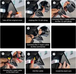 KBSYNT 4K Front 1080P Rear Dash Cam for Ford Bronco 2021-2024 128GB gallery image 4