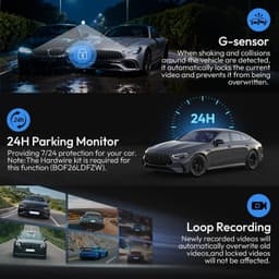 KBSYNT 4K Dash Cam for Hyundai Tucson Santa Cruz 2022-2026 WiFi 64GB gallery image 4