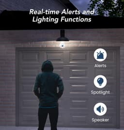 GNCC 2K Light Bulb Security Cameras 2-Pack 2.4/5GHz WiFi PTZ GL1-2P gallery image 3