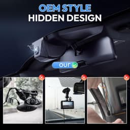 KBSYNT 4K Dash Cam Hyundai Kona Kona Electric 2024-2026 WiFi 64GB Front gallery image 4